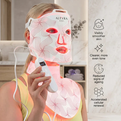 Alevra Red Light Face and Neck Mask