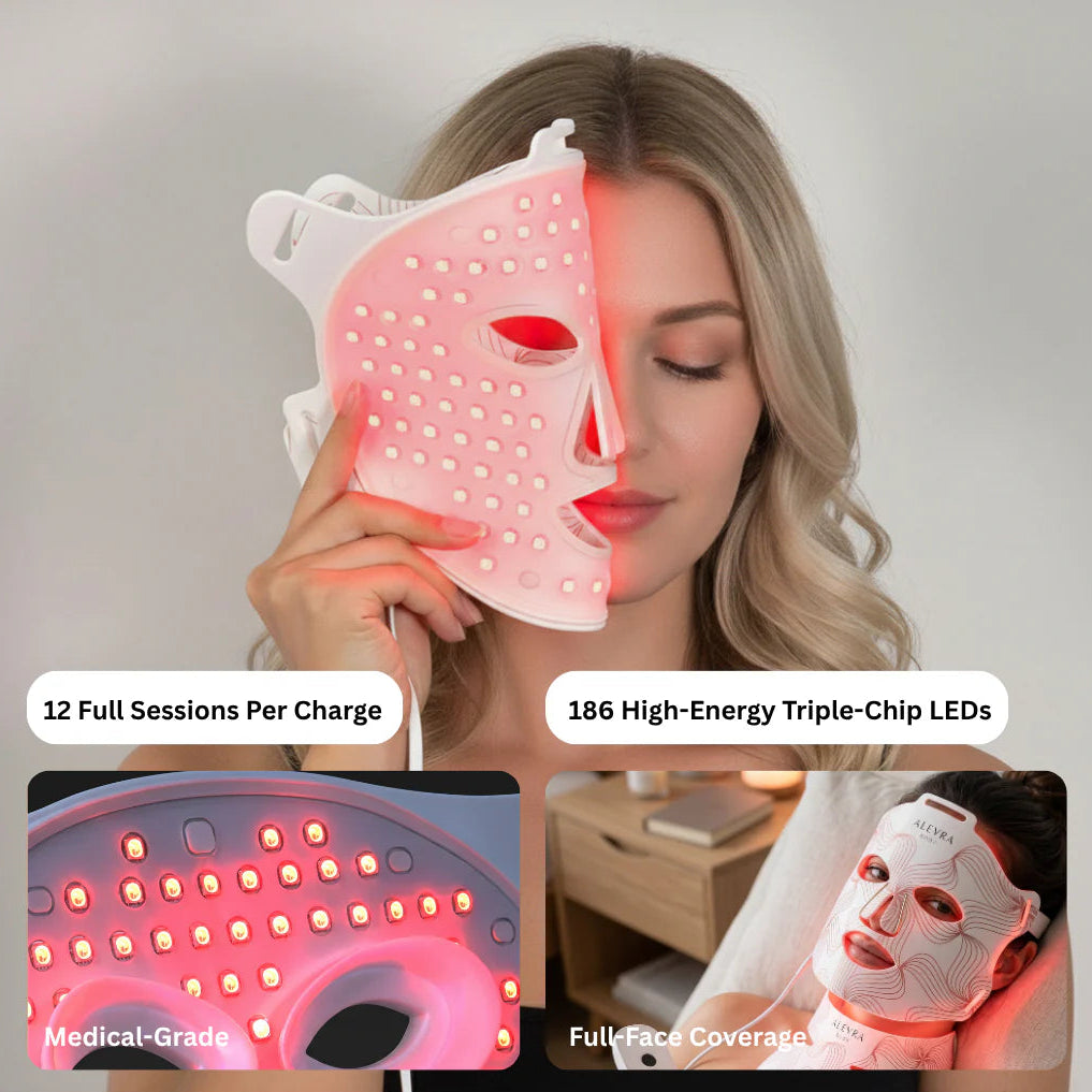 Alevra Red Light Face and Neck Mask